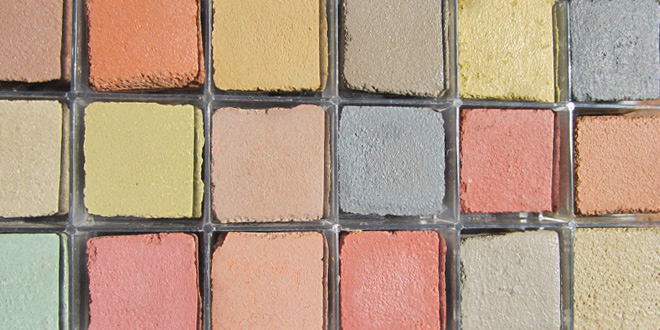 Many concrete colours are available.